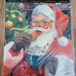 Santa Garden Flag NIP